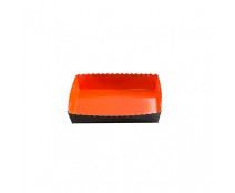 Dessert tray 160x100x35mm orange-black